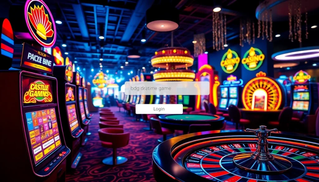 Experience the thrill of online gambling as you bdg game login to vibrant casino games.