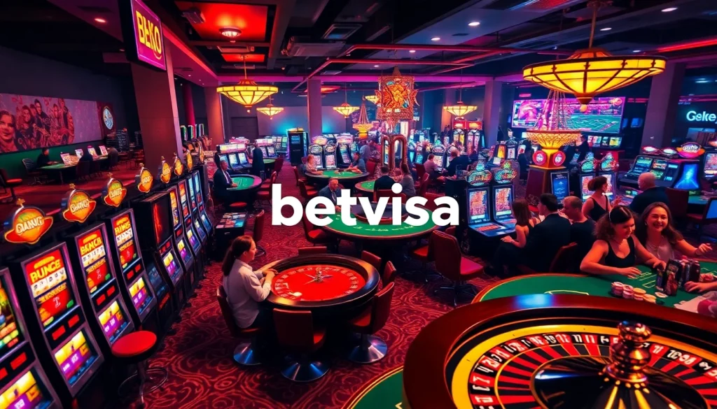 Bet on exciting wins with at vibrant casino tables surrounded by cheering players.