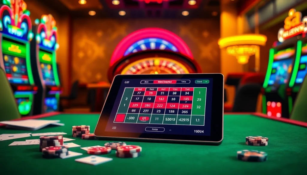 Experience the thrill of winning at 88aa vega with vibrant casino tables and engaging slot machines in a lively atmosphere.
